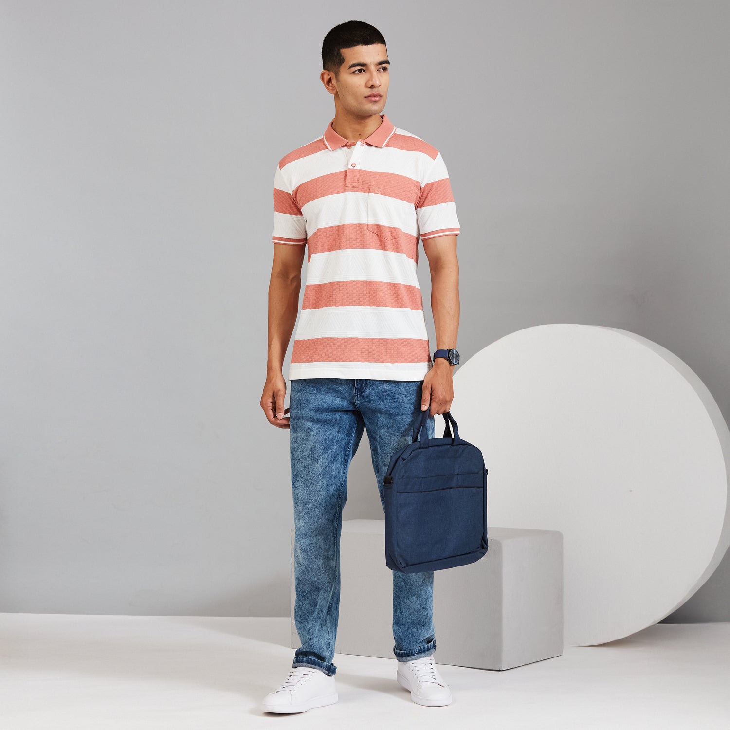 Duke Men Half Sleeve Cotton Regular Casual T-shirt (LF7830)