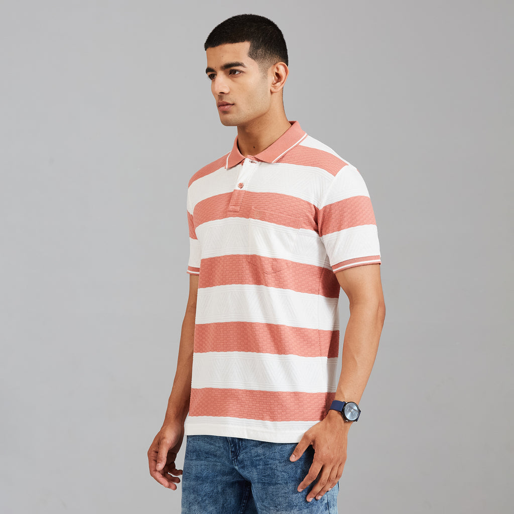 Duke Men Half Sleeve Cotton Regular Casual T-shirt (LF7830)