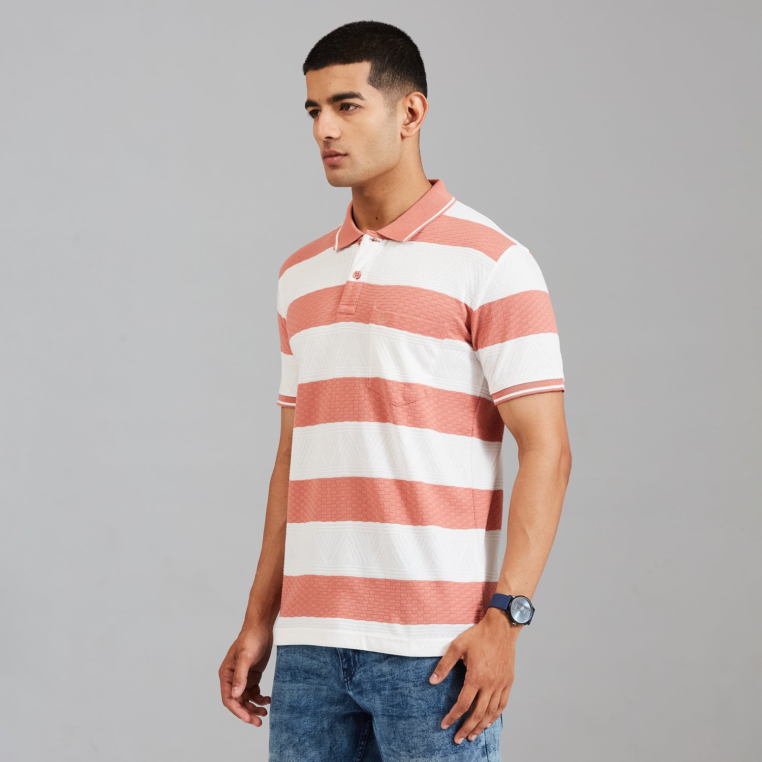 Duke Men Half Sleeve Cotton Regular Casual T-shirt (LF7830)