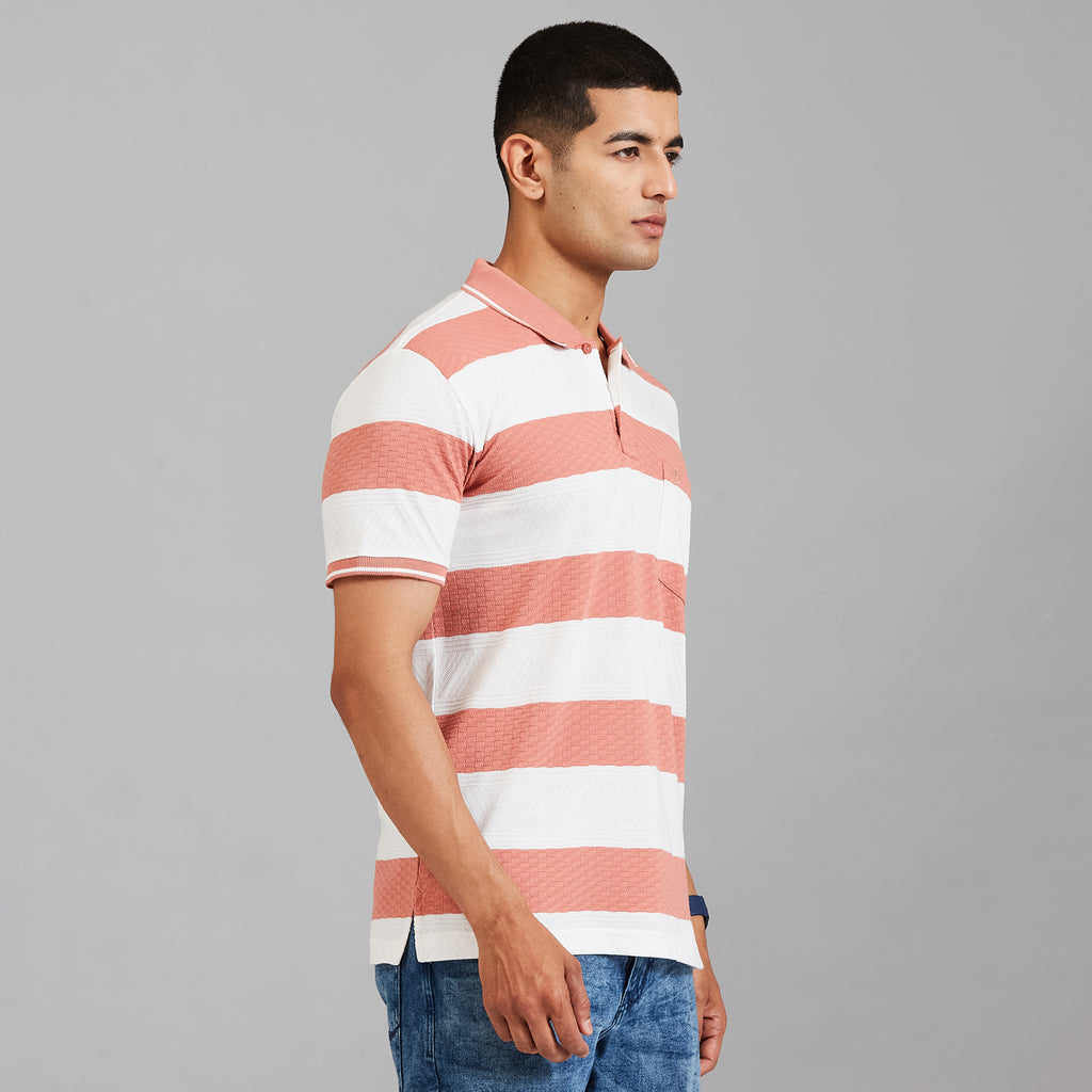 Duke Men Half Sleeve Cotton Regular Casual T-shirt (LF7830)