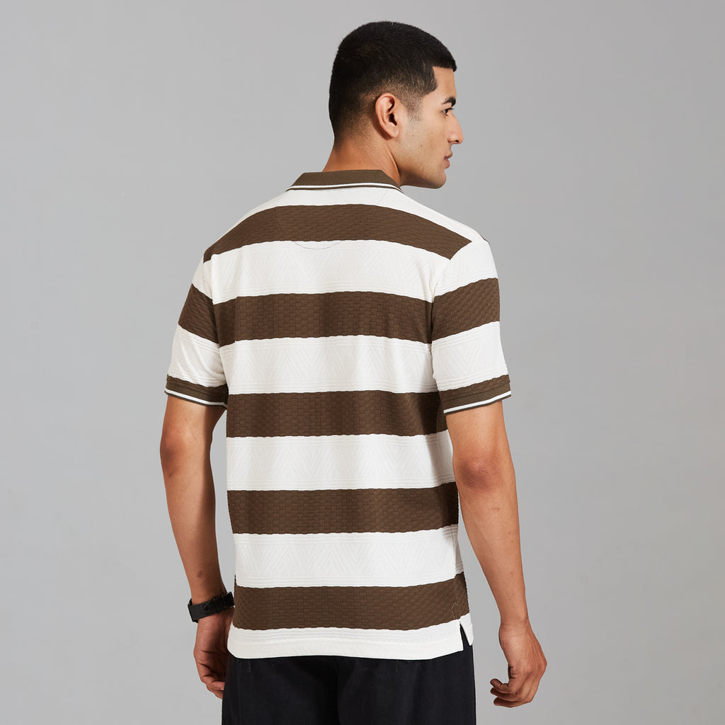 Duke Men Half Sleeve Cotton Regular Casual T-shirt (LF7830)