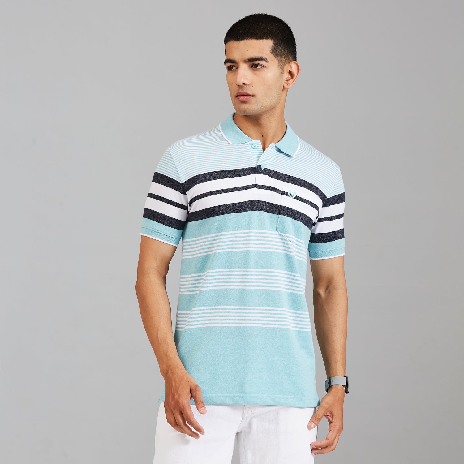 Duke Men Half Sleeve Cotton Regular Casual T-shirt (LF7843)