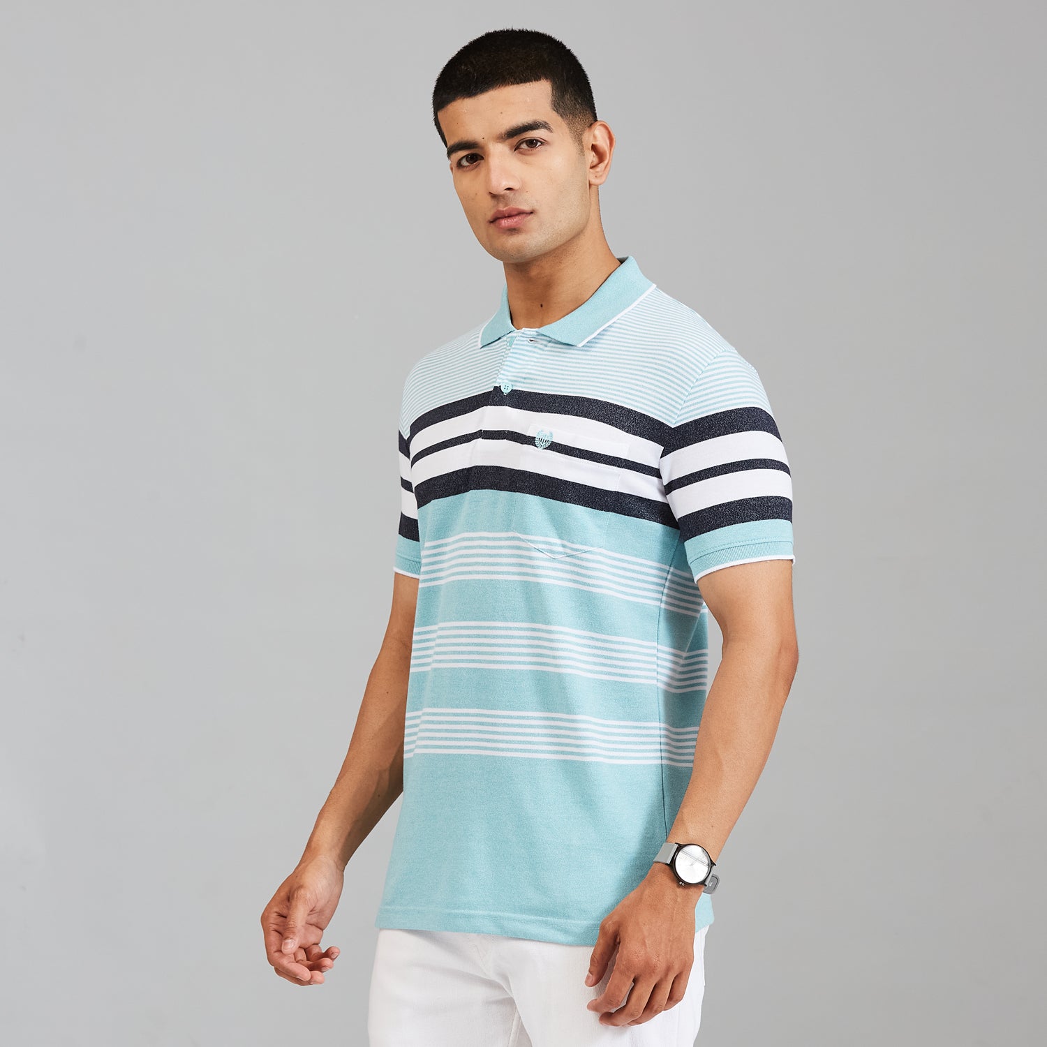 Duke Men Half Sleeve Cotton Regular Casual T-shirt (LF7843)