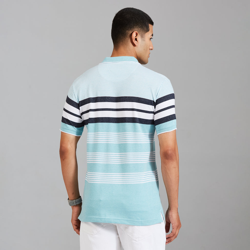 Duke Men Half Sleeve Cotton Regular Casual T-shirt (LF7843)