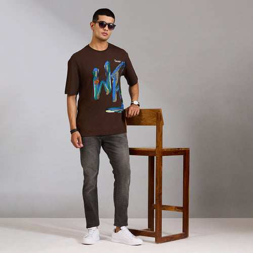 Duke Men Half Sleeve Cotton Oversize Casual T-shirt (LF7892)