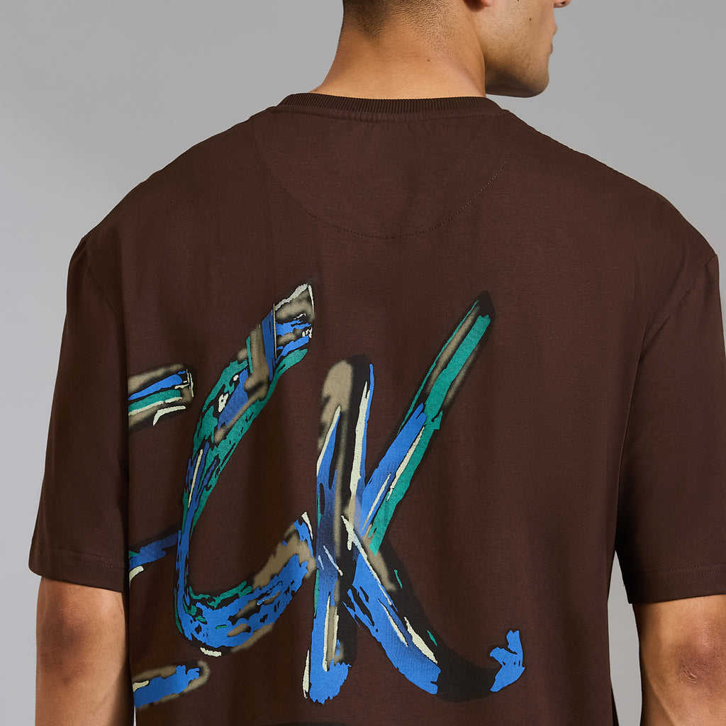 Duke Men Half Sleeve Cotton Oversize Casual T-shirt (LF7892)