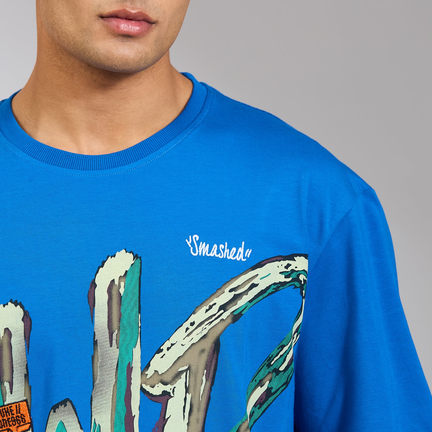 Duke Men Half Sleeve Cotton Oversize Casual T-shirt (LF7892)