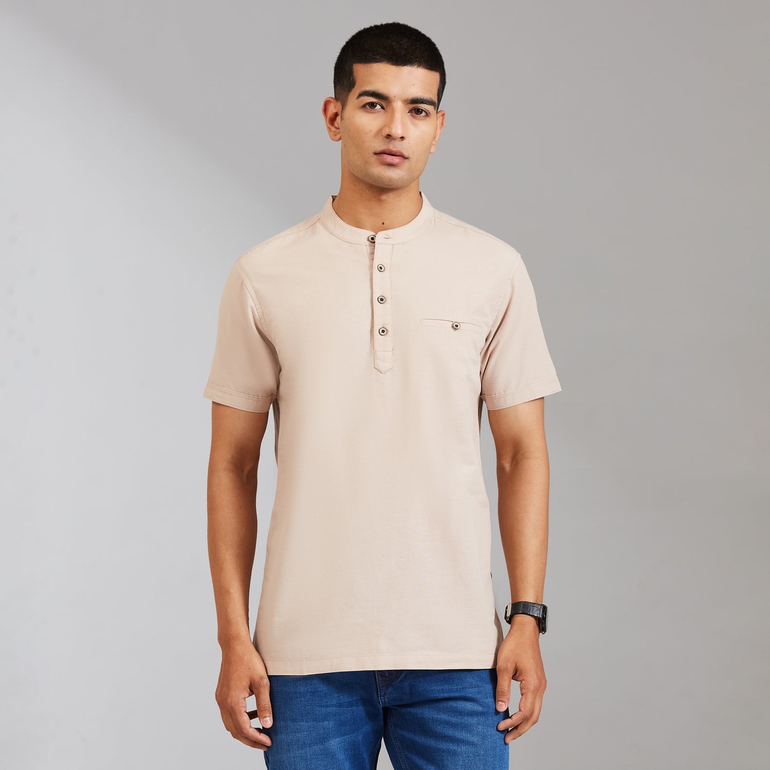 Duke Urban Men Half Sleeve Cotton Smart Fit Casual T-shirt (LF7901)
