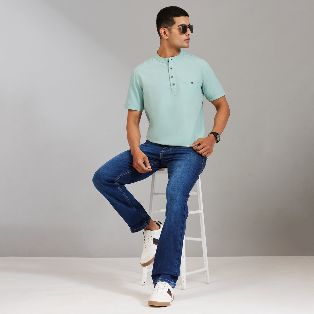 Duke Urban Men Half Sleeve Cotton Smart Fit Casual T-shirt (LF7901)
