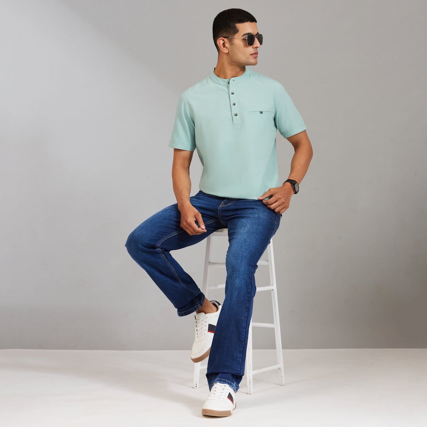 Duke Urban Men Half Sleeve Cotton Smart Fit Casual T-shirt (LF7901)