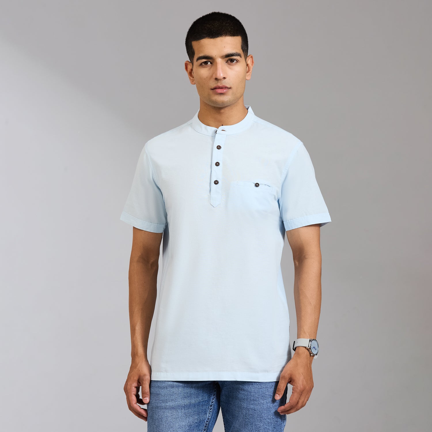 Duke Urban Men Half Sleeve Cotton Smart Fit Casual T-shirt (LF7901)
