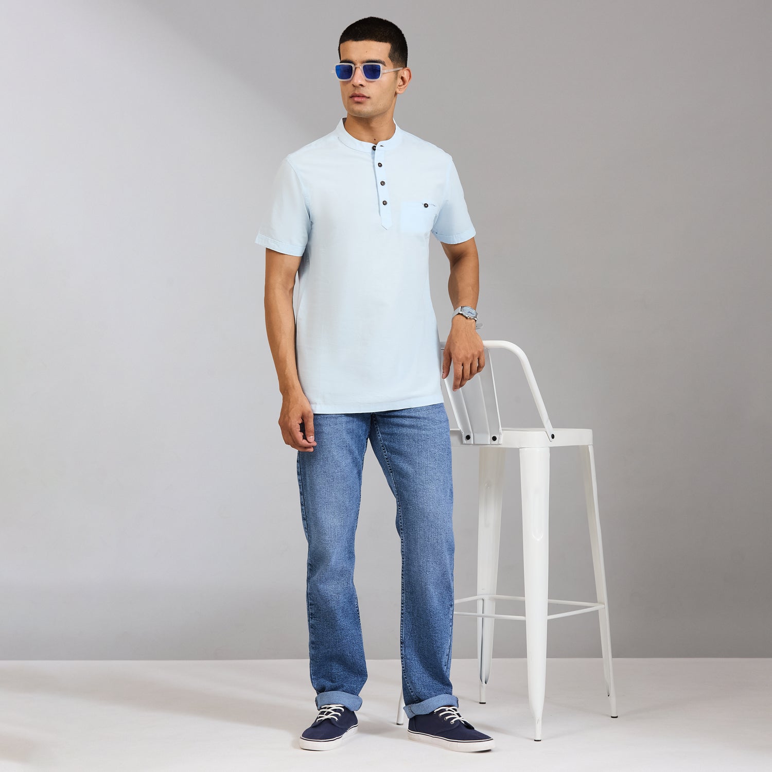 Duke Urban Men Half Sleeve Cotton Smart Fit Casual T-shirt (LF7901)