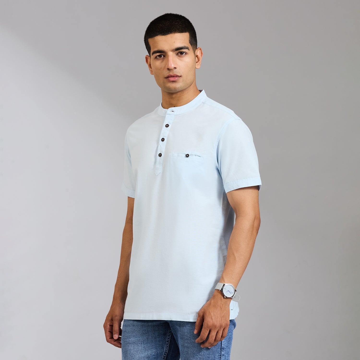 Duke Urban Men Half Sleeve Cotton Smart Fit Casual T-shirt (LF7901)