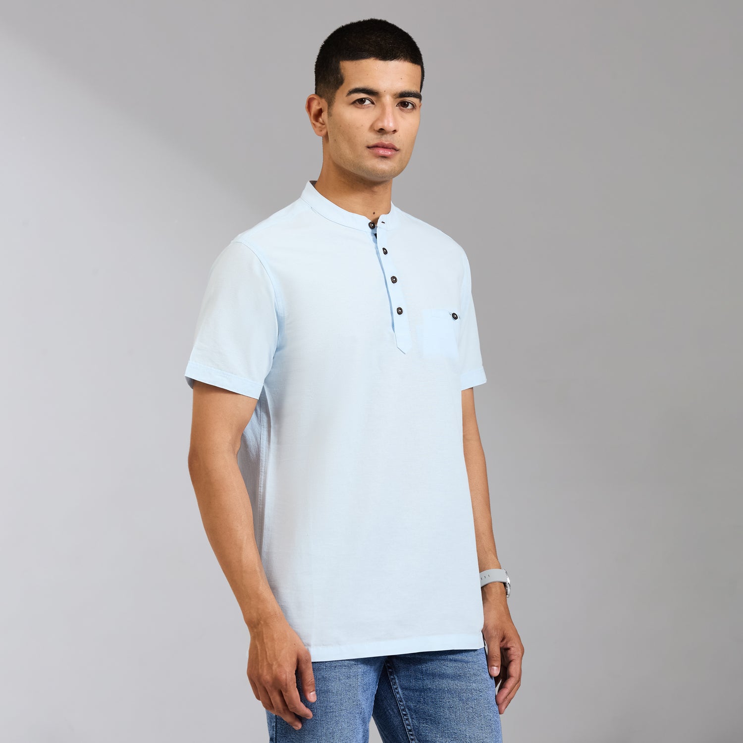 Duke Urban Men Half Sleeve Cotton Smart Fit Casual T-shirt (LF7901)