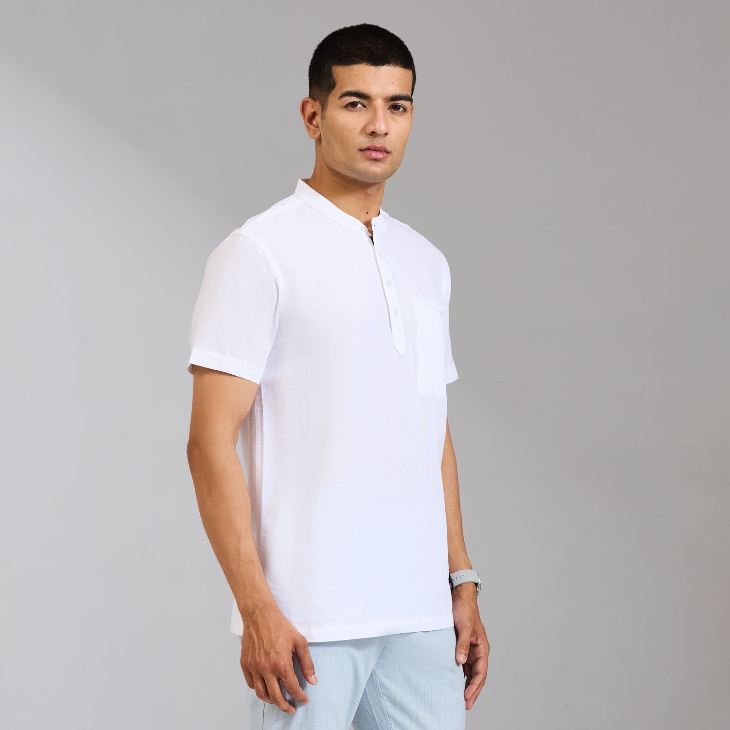 Duke Urban Men Half Sleeve Cotton Smart Fit Casual T-shirt (LF7901)
