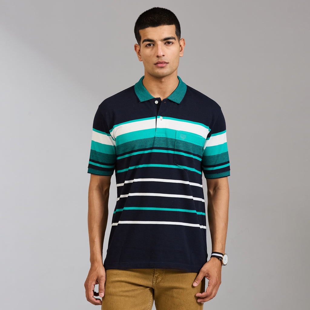 Duke Men Half Sleeve Cotton Regular Casual T-shirt (LF7908)