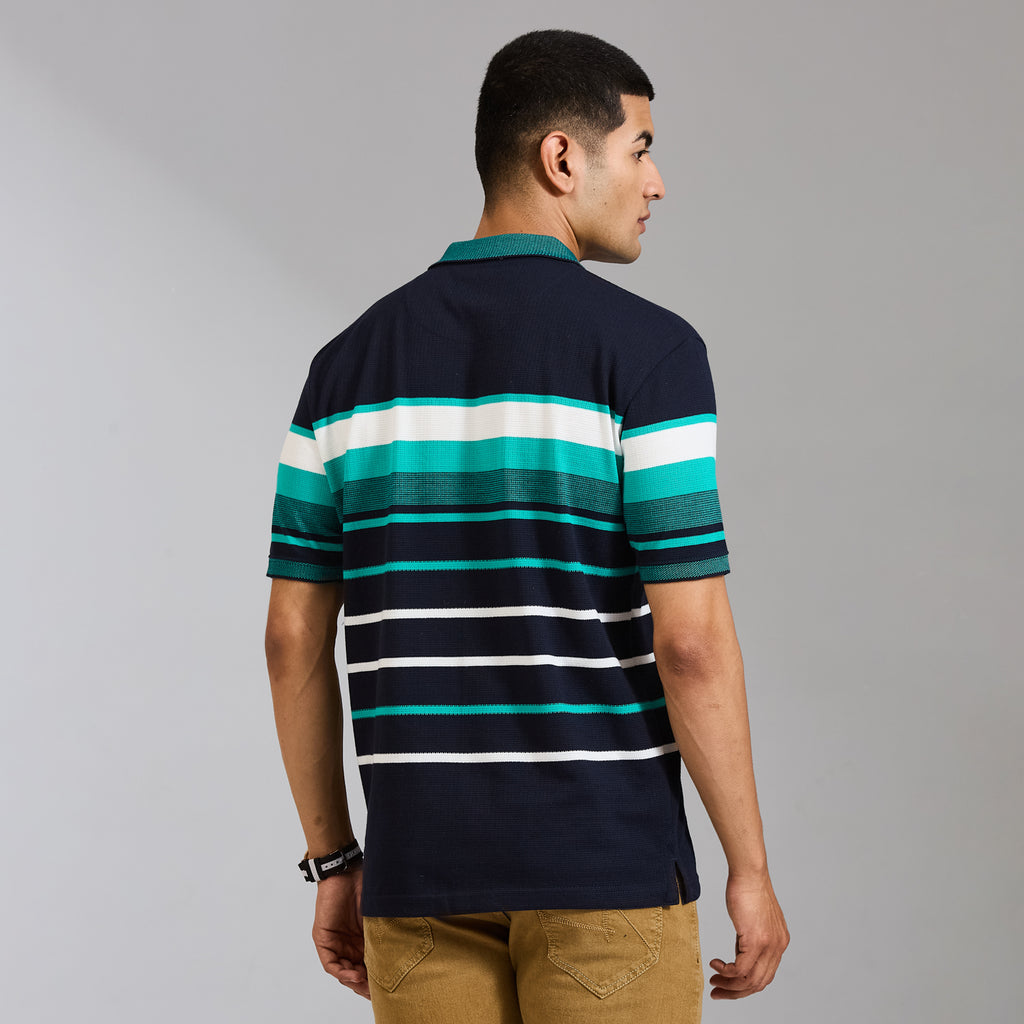 Duke Men Half Sleeve Cotton Regular Casual T-shirt (LF7908)