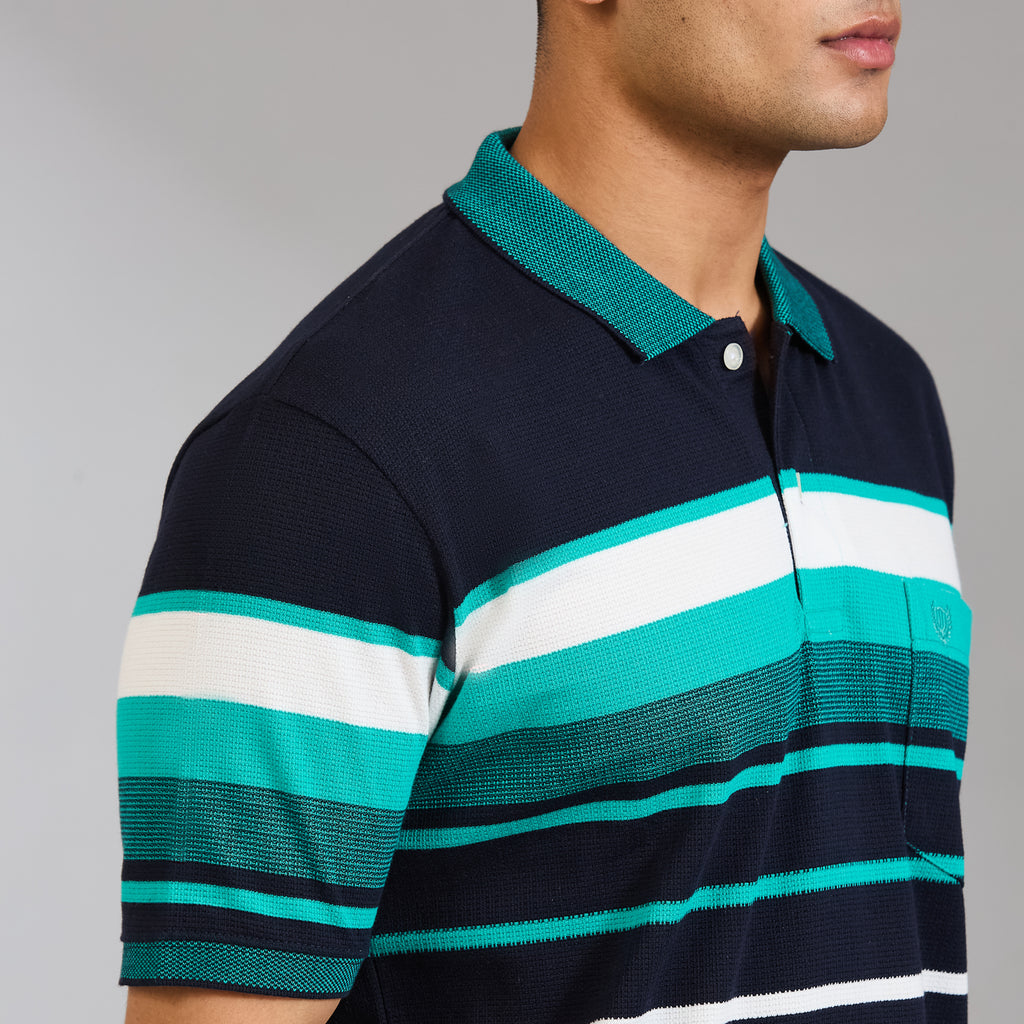 Duke Men Half Sleeve Cotton Regular Casual T-shirt (LF7908)