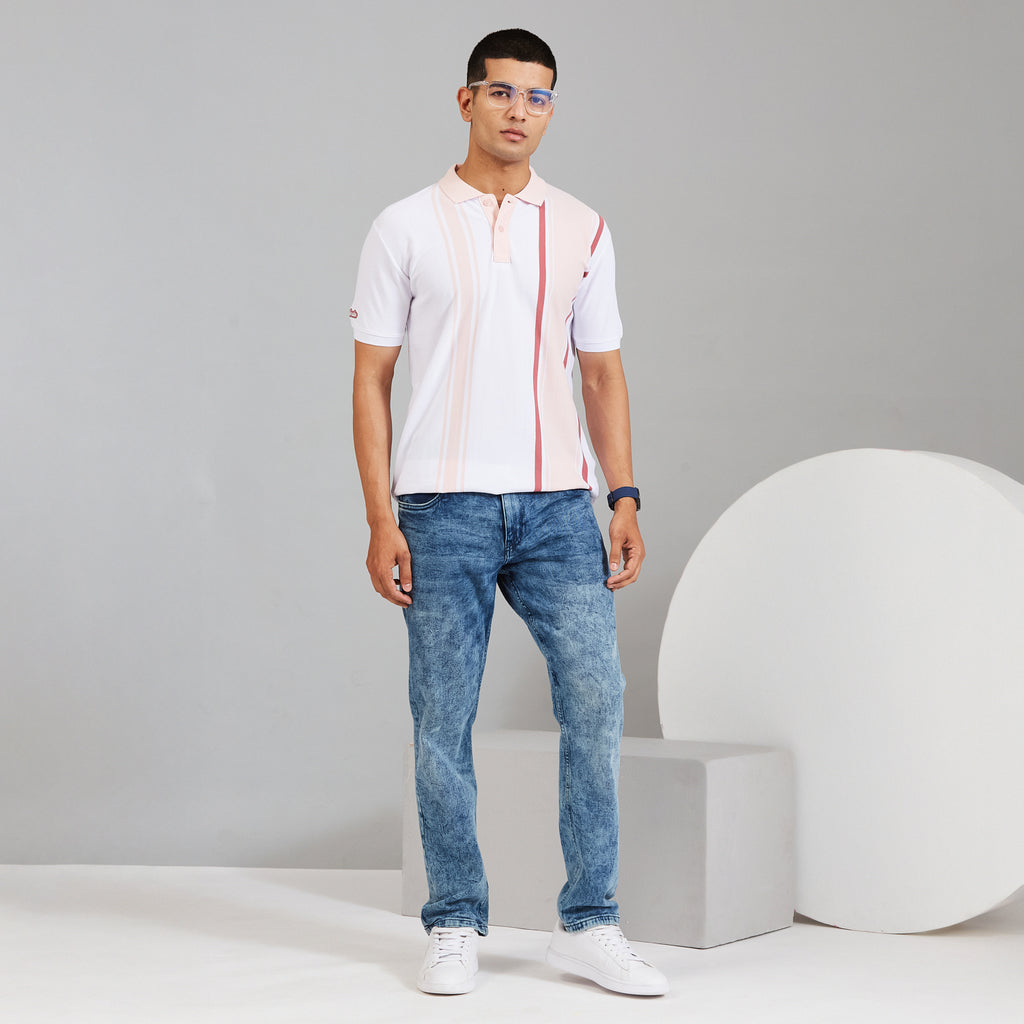 Duke Men Half Sleeve Cotton Regular Casual T-shirt (LF7914)