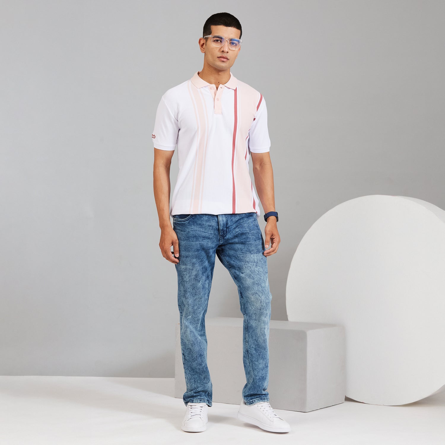 Duke Men Half Sleeve Cotton Regular Casual T-shirt (LF7914)