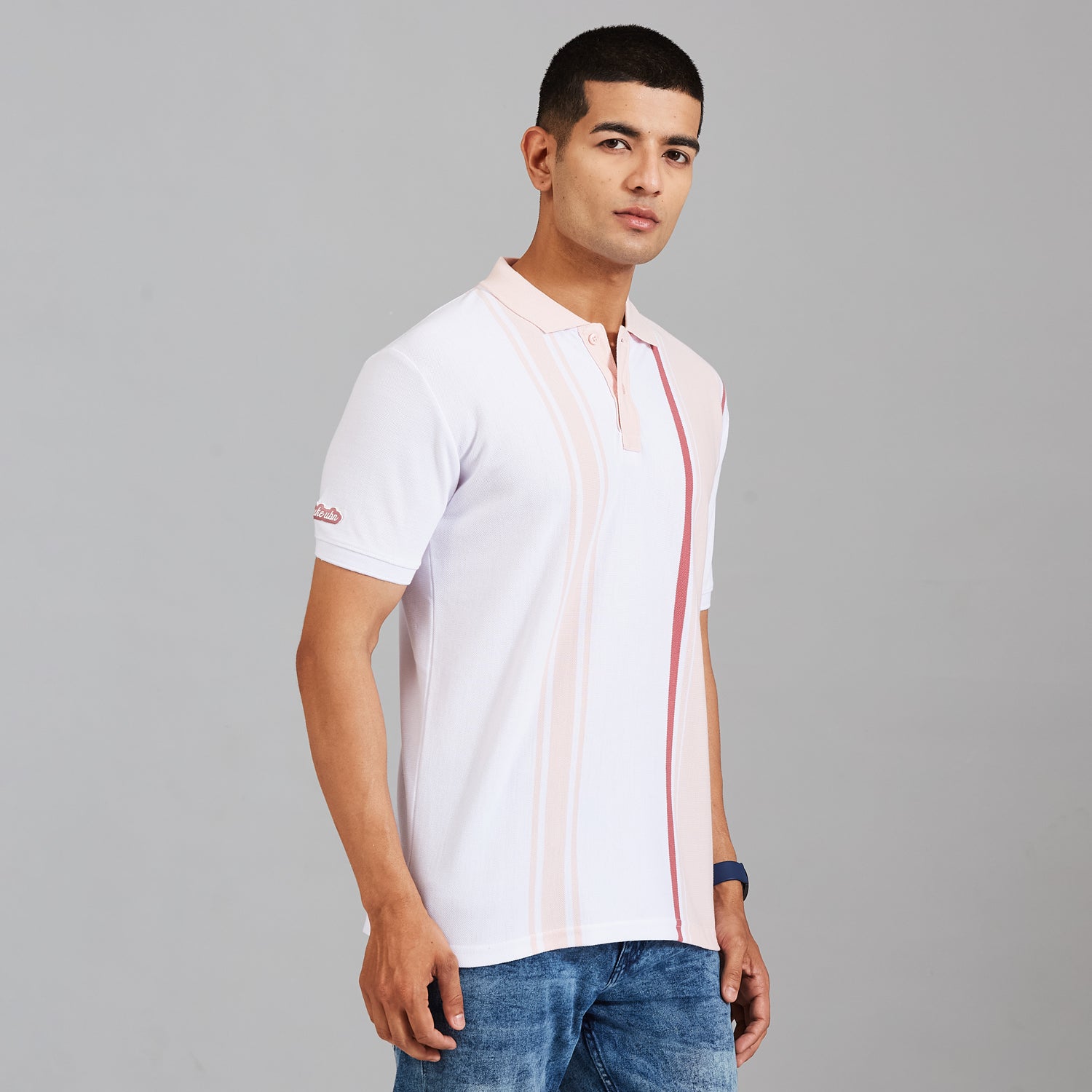 Duke Men Half Sleeve Cotton Regular Casual T-shirt (LF7914)