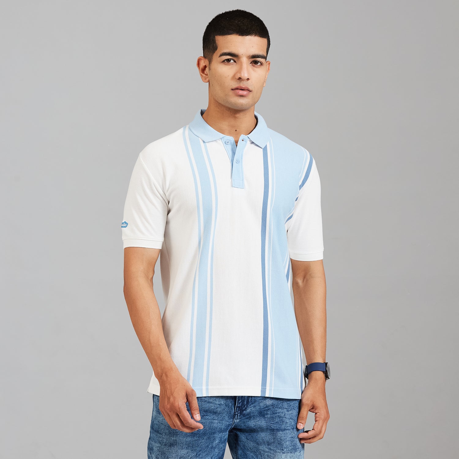 Duke Men Half Sleeve Cotton Regular Casual T-shirt (LF7914)