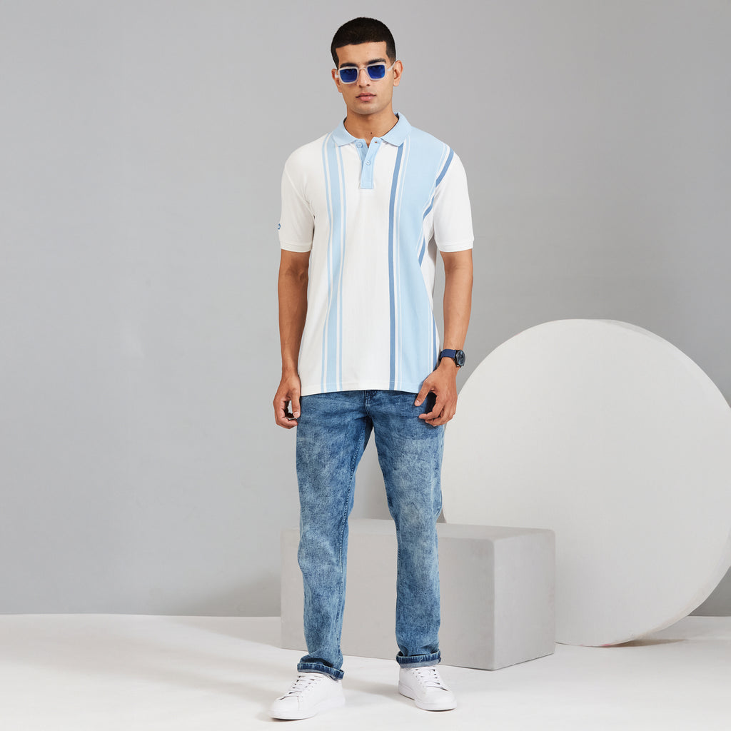 Duke Men Half Sleeve Cotton Regular Casual T-shirt (LF7914)