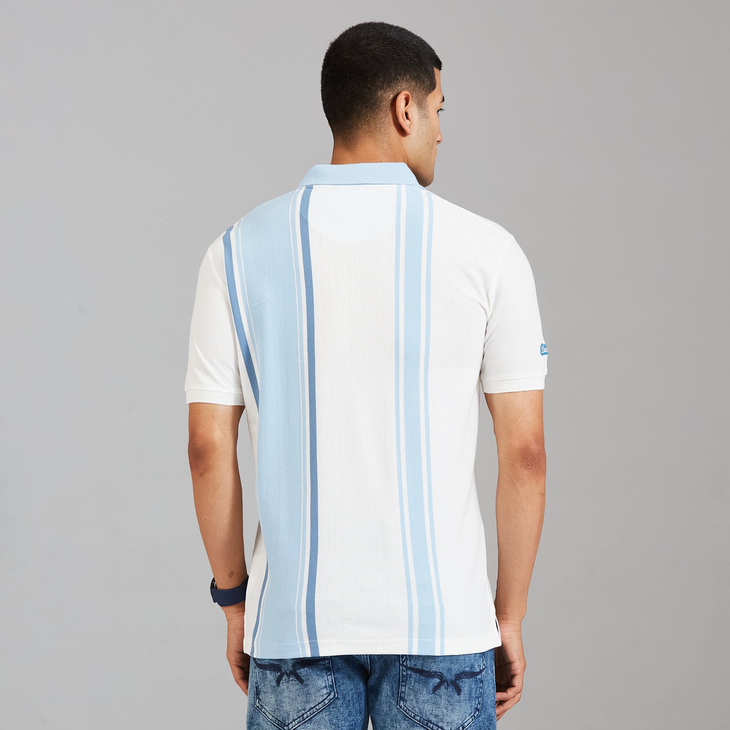 Duke Men Half Sleeve Cotton Regular Casual T-shirt (LF7914)