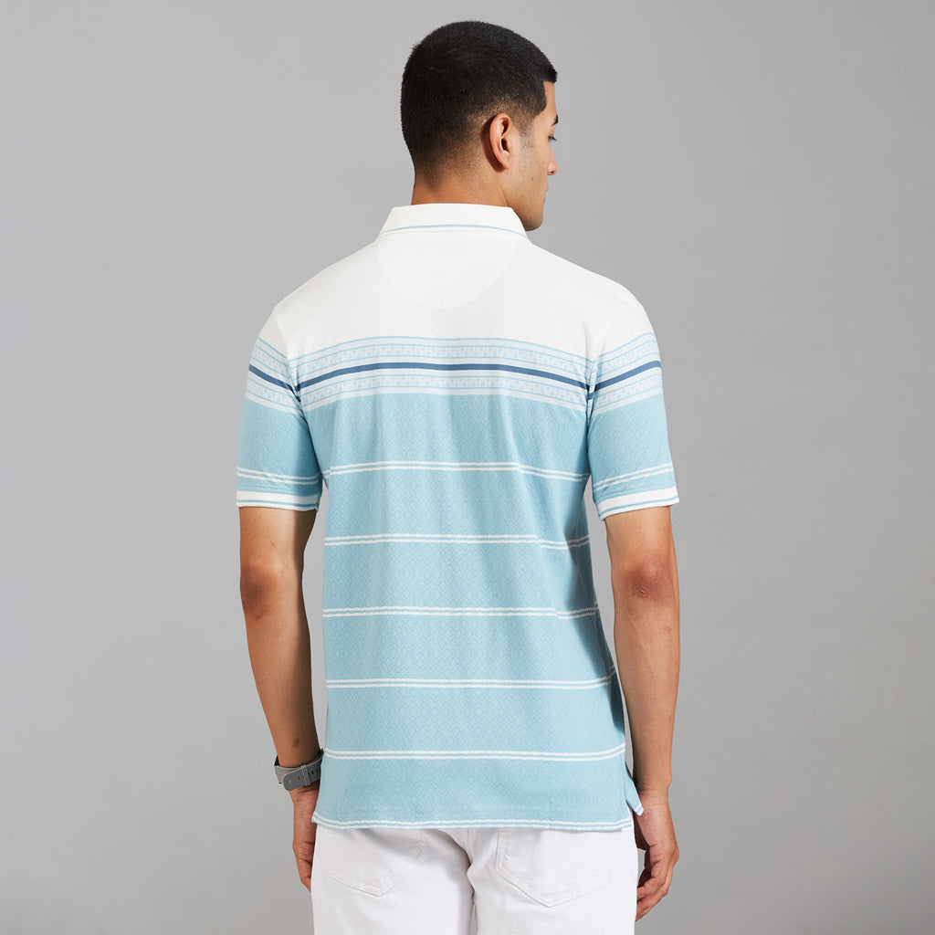 Duke Urban Men Half Sleeve Cotton Smart Fit Casual T-shirt (LF7915)