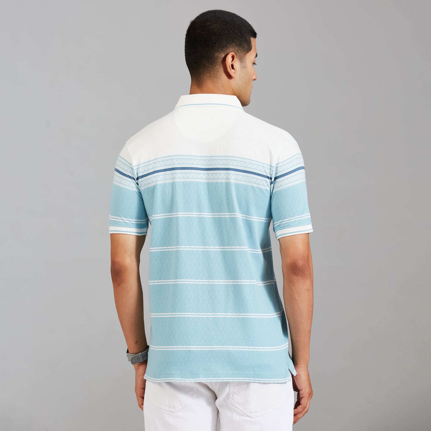Duke Urban Men Half Sleeve Cotton Smart Fit Casual T-shirt (LF7915)