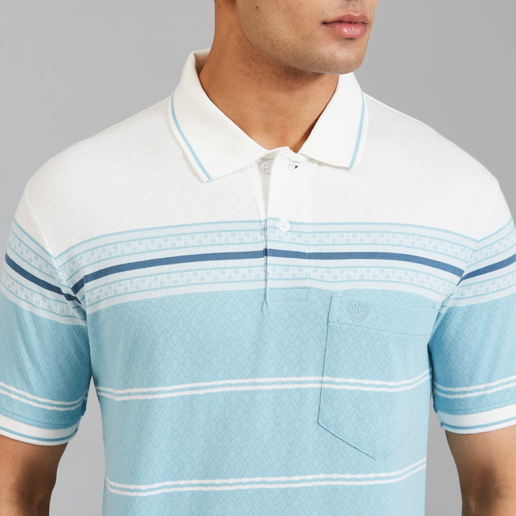 Duke Urban Men Half Sleeve Cotton Smart Fit Casual T-shirt (LF7915)