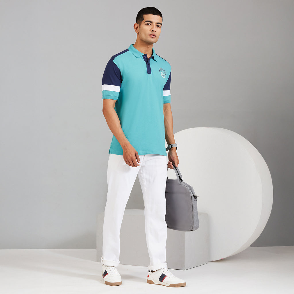 Duke Urban Men Half Sleeve Cotton Regular Fit Casual T-shirt (LF7962)