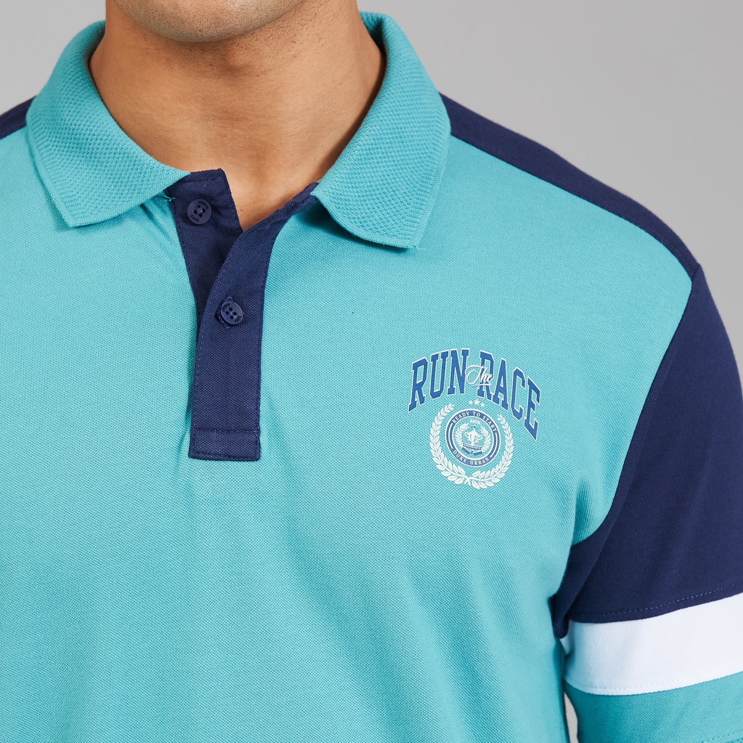 Duke Urban Men Half Sleeve Cotton Regular Fit Casual T-shirt (LF7962)