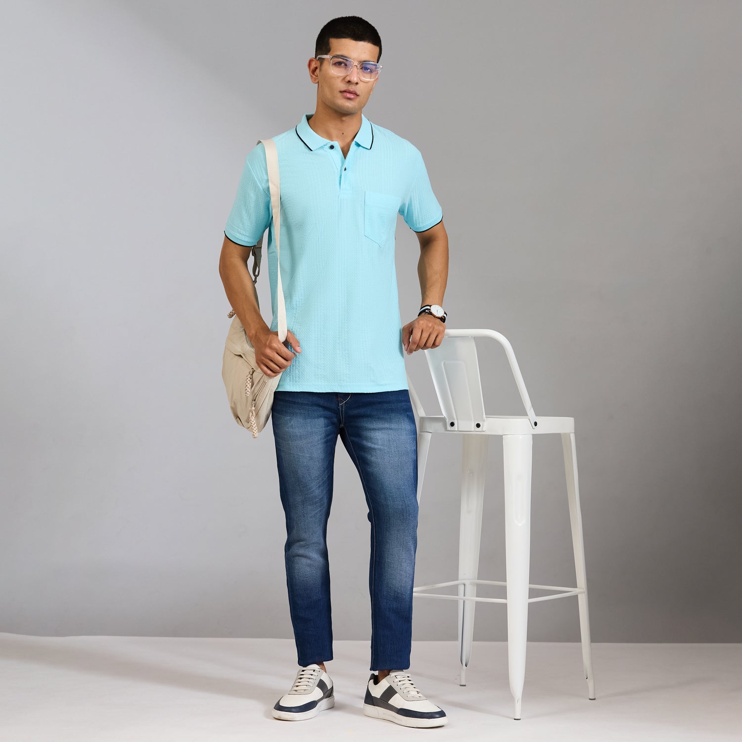 Duke Men Half Sleeve Cotton Regular Casual T-shirt (LF7963)