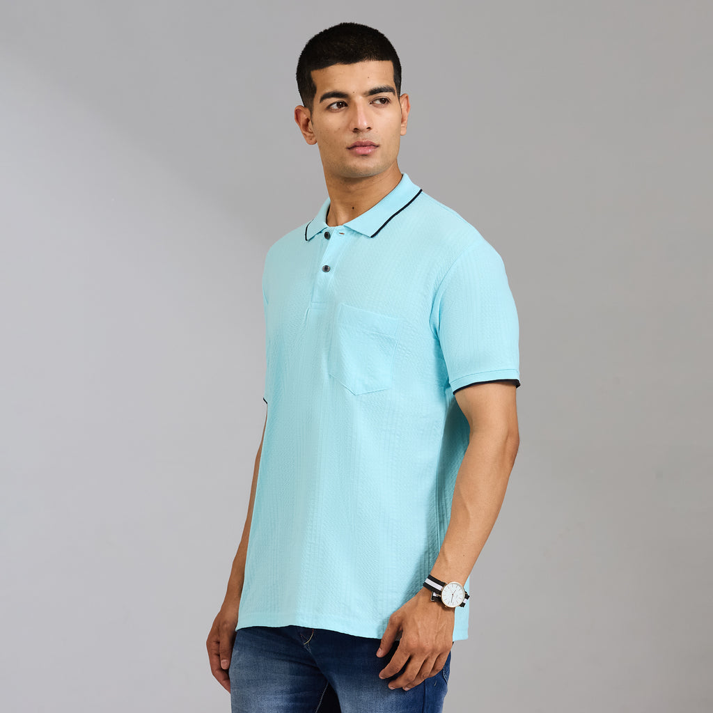 Duke Men Half Sleeve Cotton Regular Casual T-shirt (LF7963)