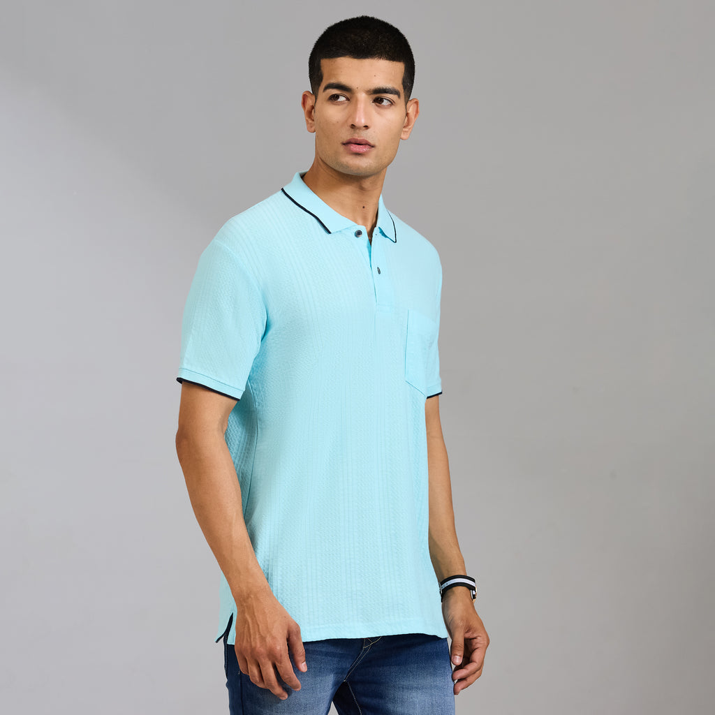 Duke Men Half Sleeve Cotton Regular Casual T-shirt (LF7963)