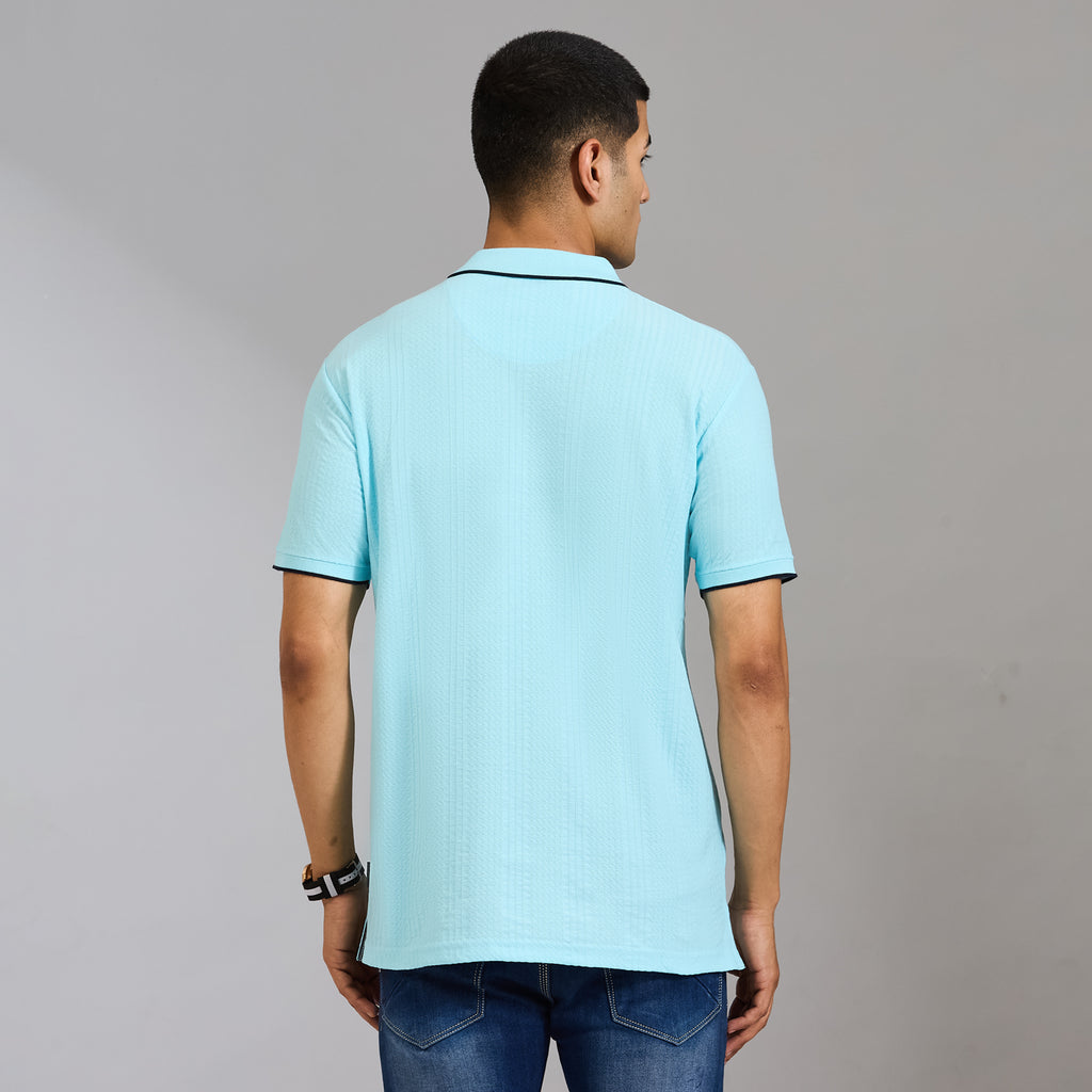 Duke Men Half Sleeve Cotton Regular Casual T-shirt (LF7963)