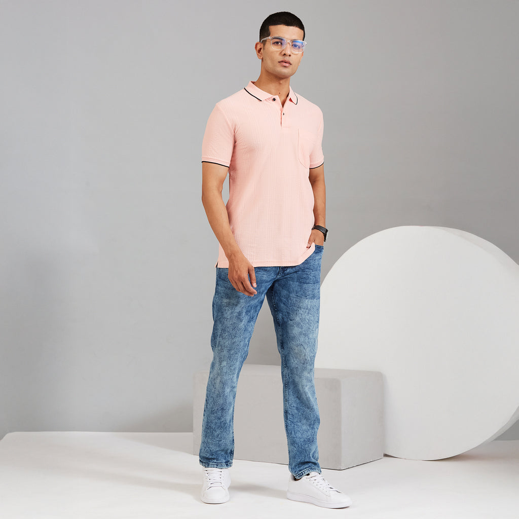 Duke Men Half Sleeve Cotton Regular Casual T-shirt (LF7963)