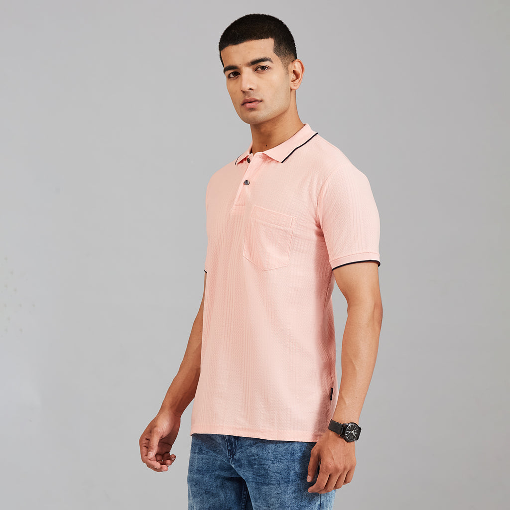 Duke Men Half Sleeve Cotton Regular Casual T-shirt (LF7963)