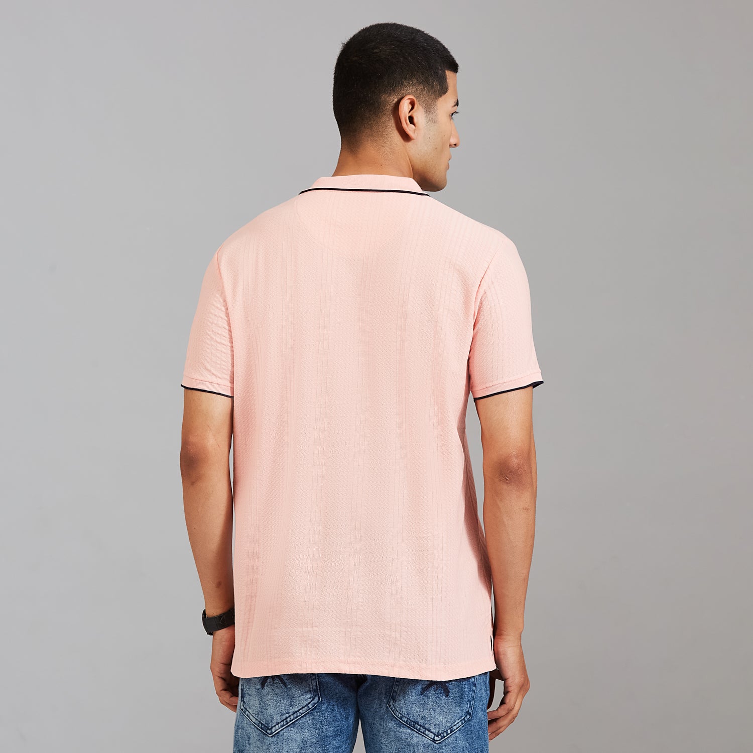 Duke Men Half Sleeve Cotton Regular Casual T-shirt (LF7963)
