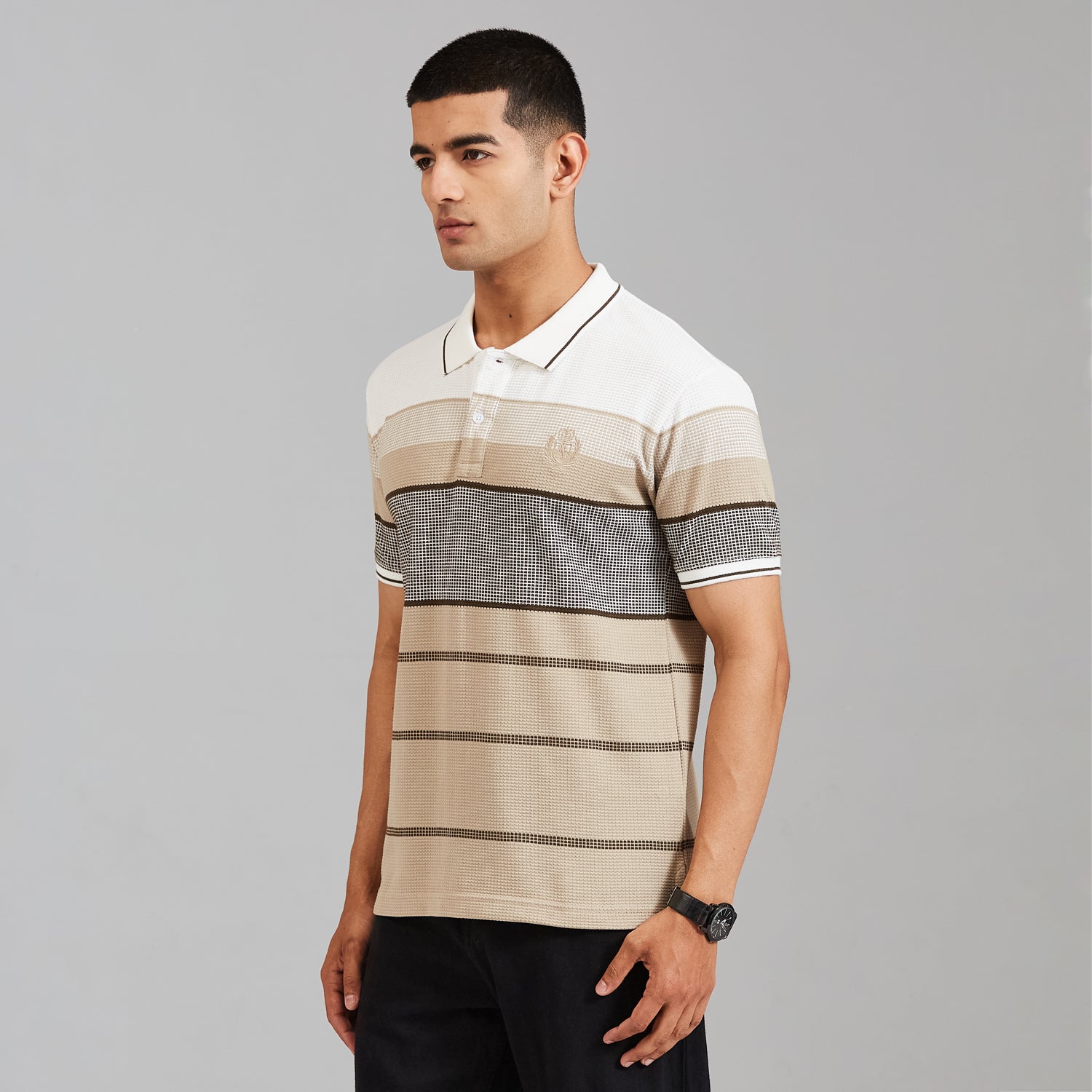 Duke Urban Men Half Sleeve Cotton Smart Fit Casual T-shirt (LF7974)