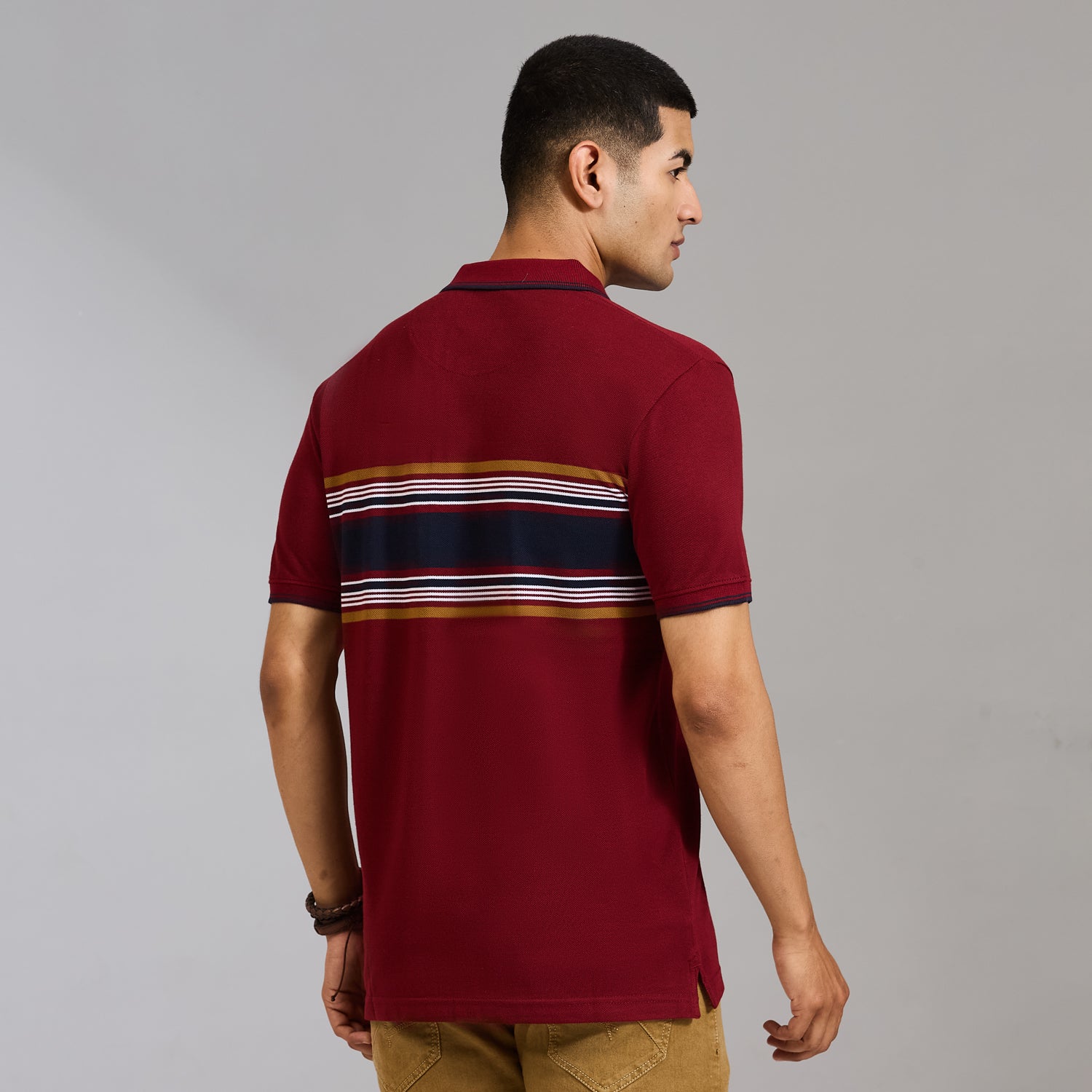 Duke Men Half Sleeve Cotton Regular Casual T-shirt (LF7988)