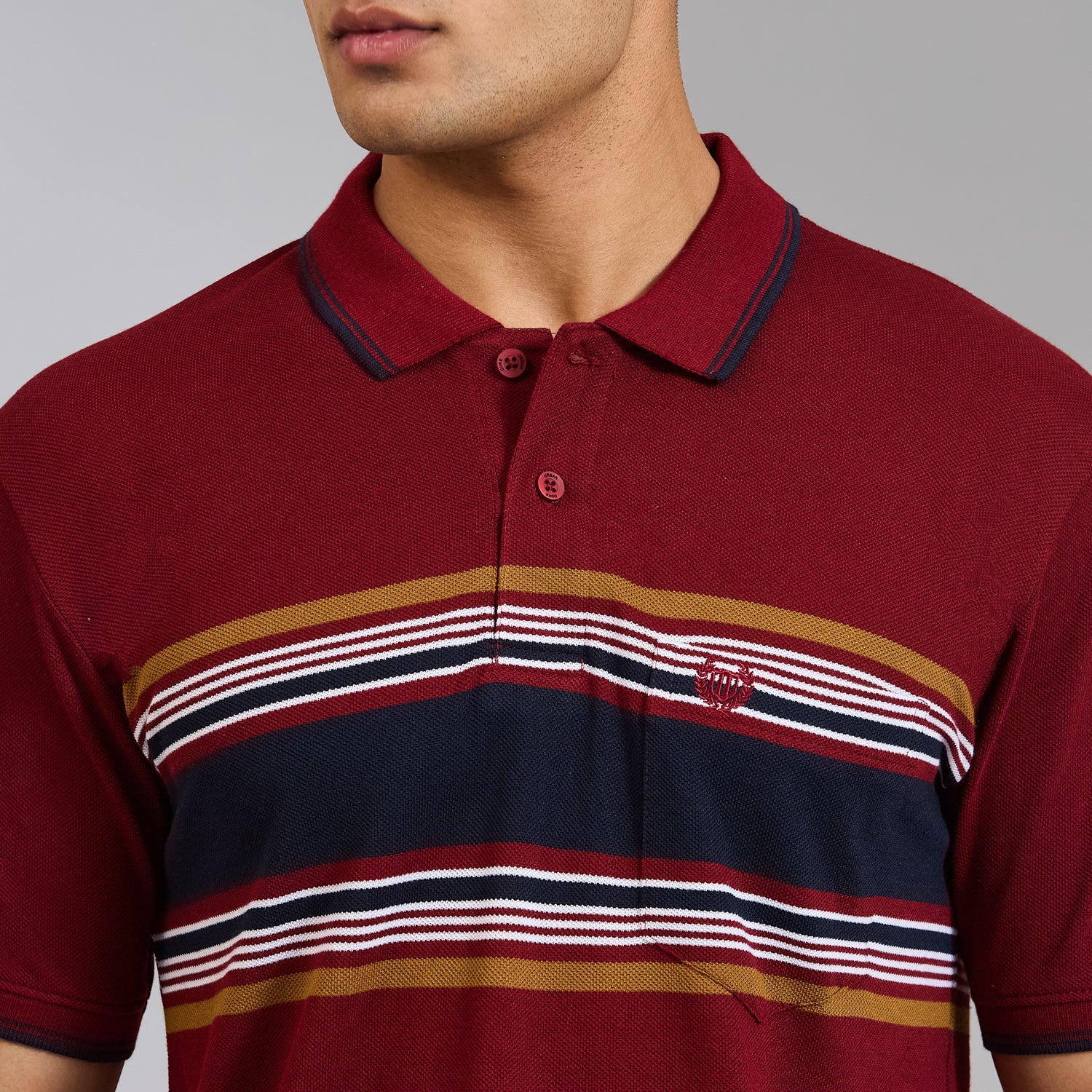 Duke Men Half Sleeve Cotton Regular Casual T-shirt (LF7988)