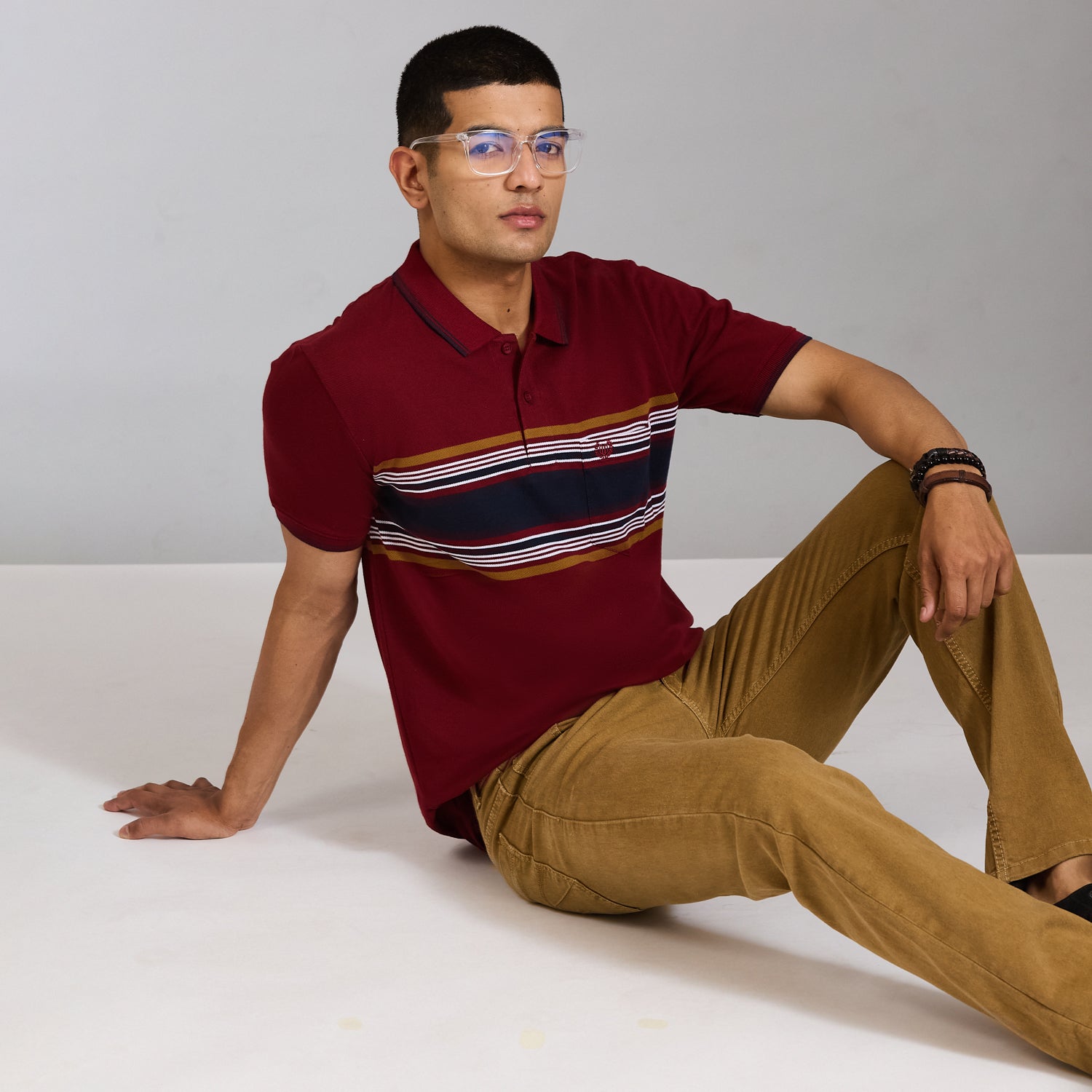 Duke Men Half Sleeve Cotton Regular Casual T-shirt (LF7988)