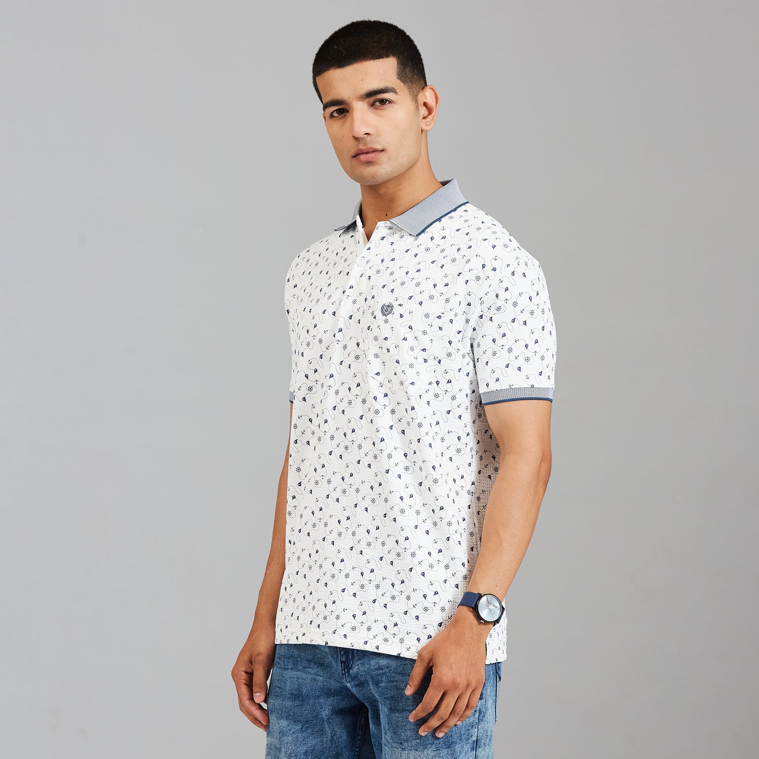 Duke Men Half Sleeve Cotton Regular Casual T-shirt (LF7993)