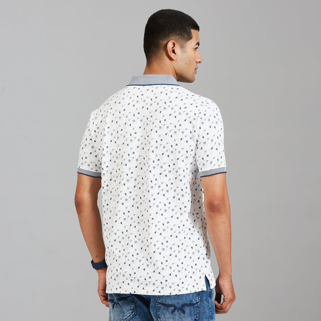 Duke Men Half Sleeve Cotton Regular Casual T-shirt (LF7993)