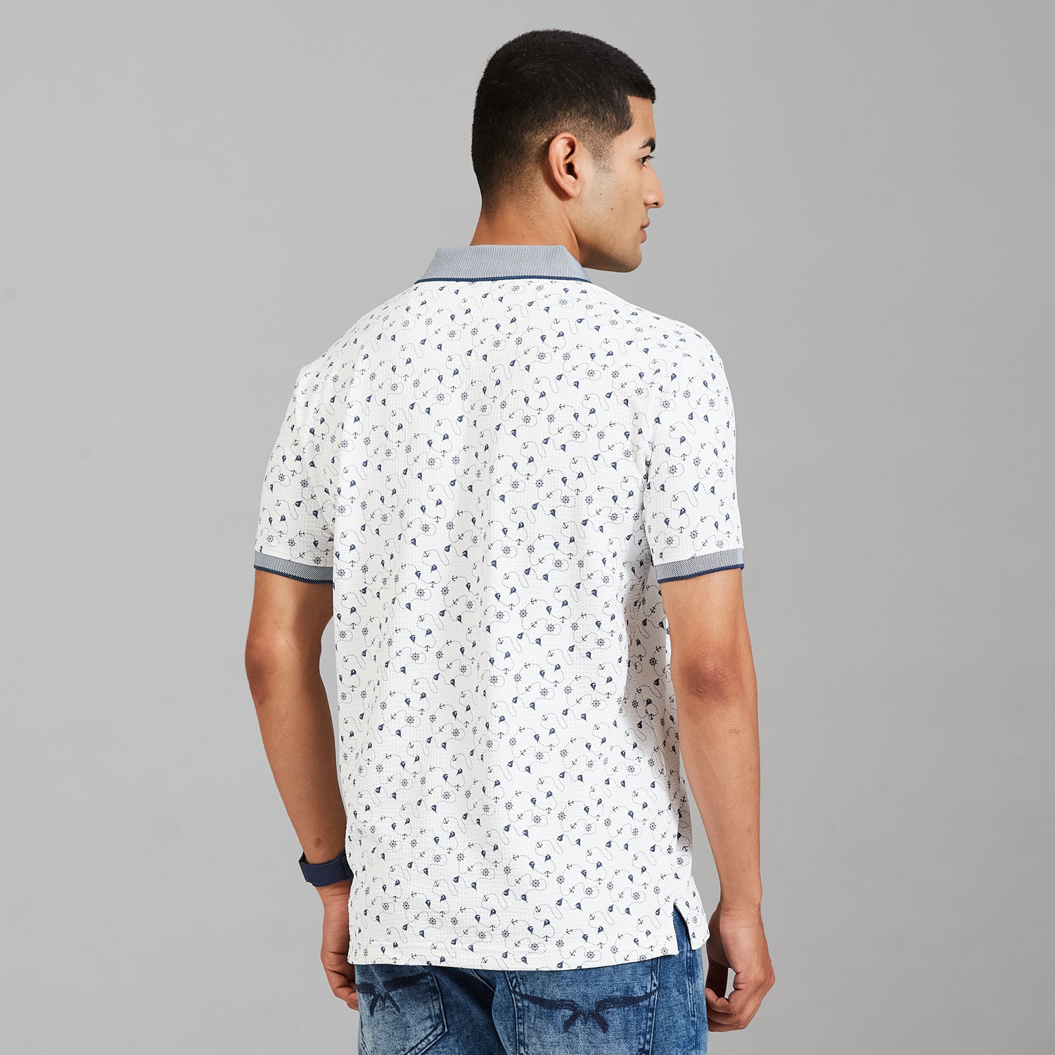 Duke Men Half Sleeve Cotton Regular Casual T-shirt (LF7993)