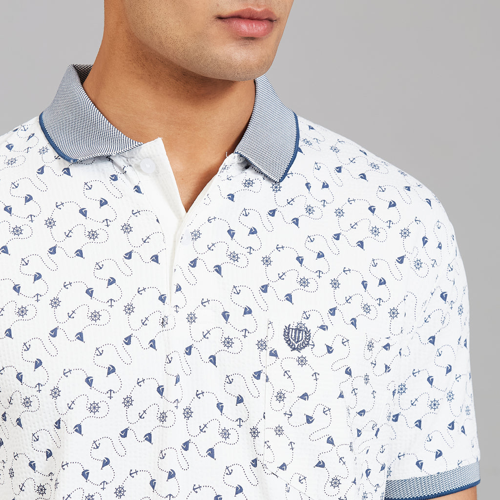 Duke Men Half Sleeve Cotton Regular Casual T-shirt (LF7993)
