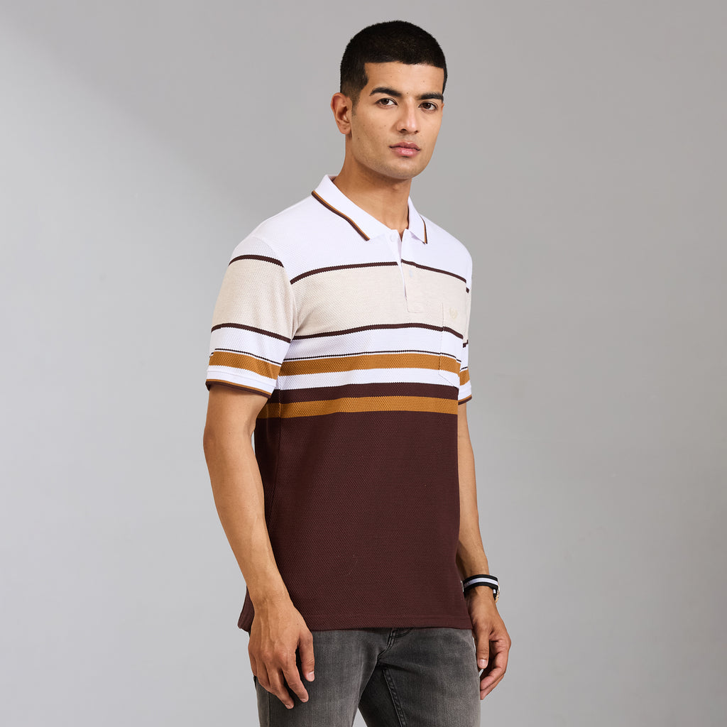 Duke Men Half Sleeve Cotton Regular Casual T-shirt (LF7998)