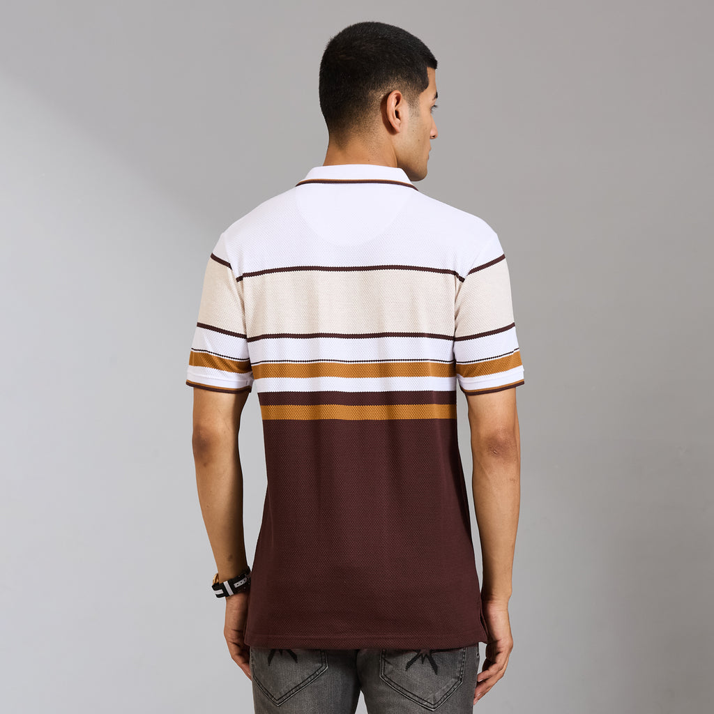 Duke Men Half Sleeve Cotton Regular Casual T-shirt (LF7998)